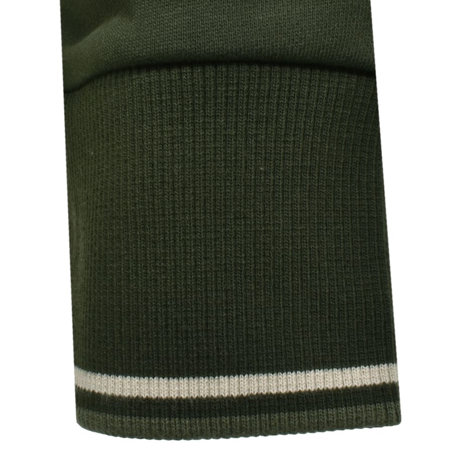 Fred perry green sweatshirt hot sale